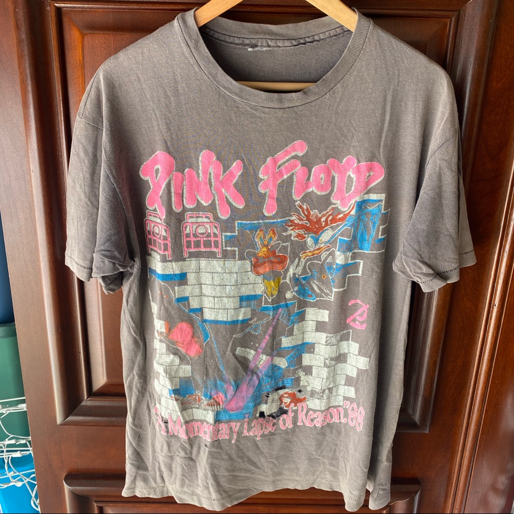 80’s Pink Floyd A Momentary Lapse Of Reason Tour 1988 Single Stitched Band Tee